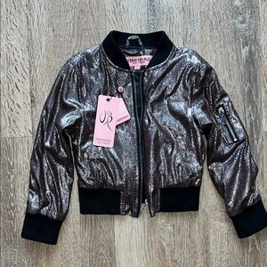Urban Republic Kids Shiny Black Jacket